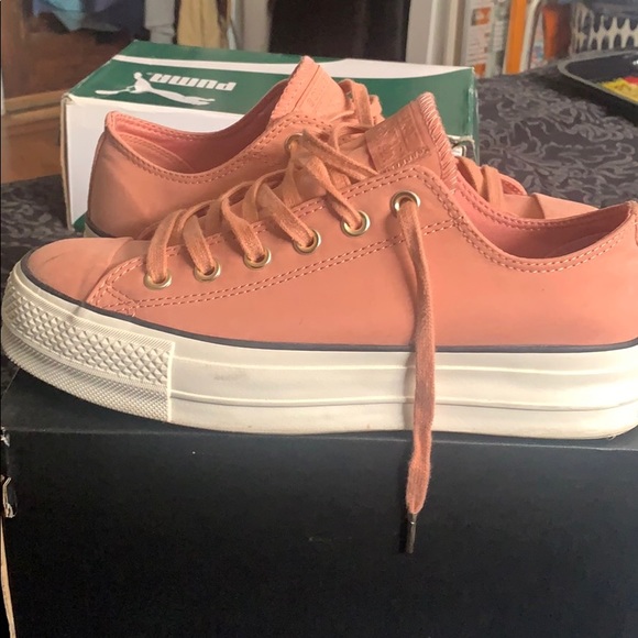 converse platform rose gold